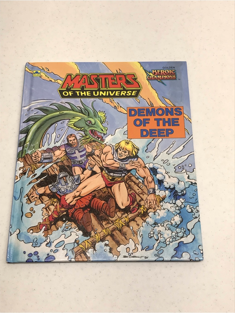 Masters of the Universe 'Demons of the Deep' Vintage Book 1985